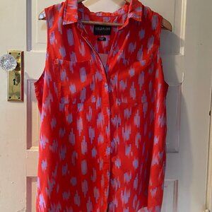 Wildfang red sleeveless top